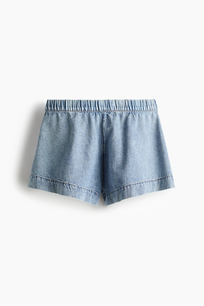 Denim Pull-On Shorts