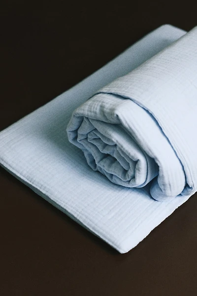 Muslin Crib Duvet Cover Set