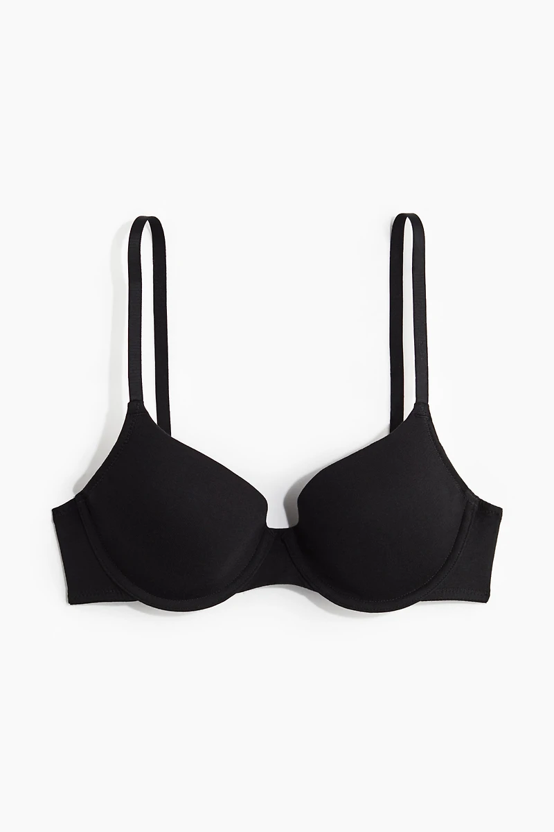 Padded Underwire Cotton Bra