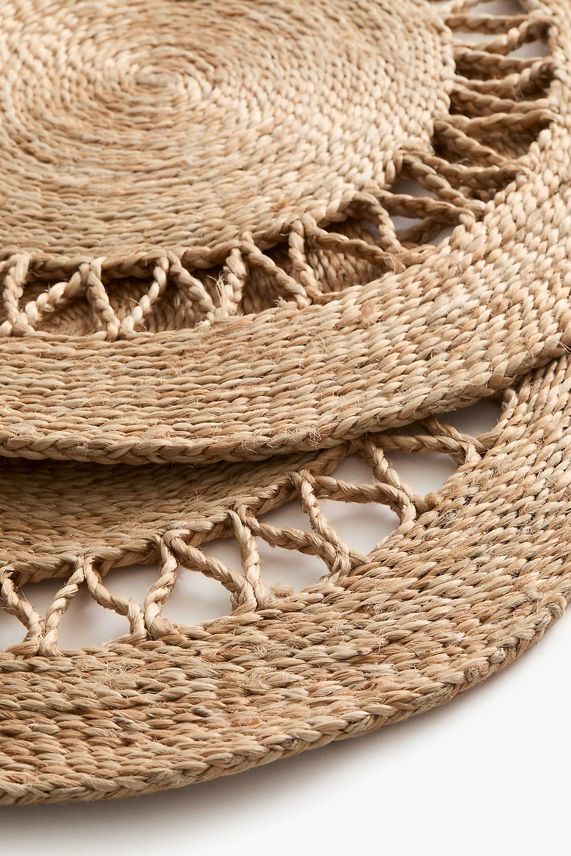 2-pack jute place mats