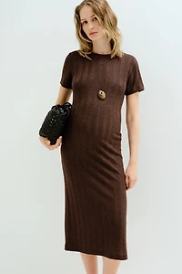 MAMA Ribbed Dress