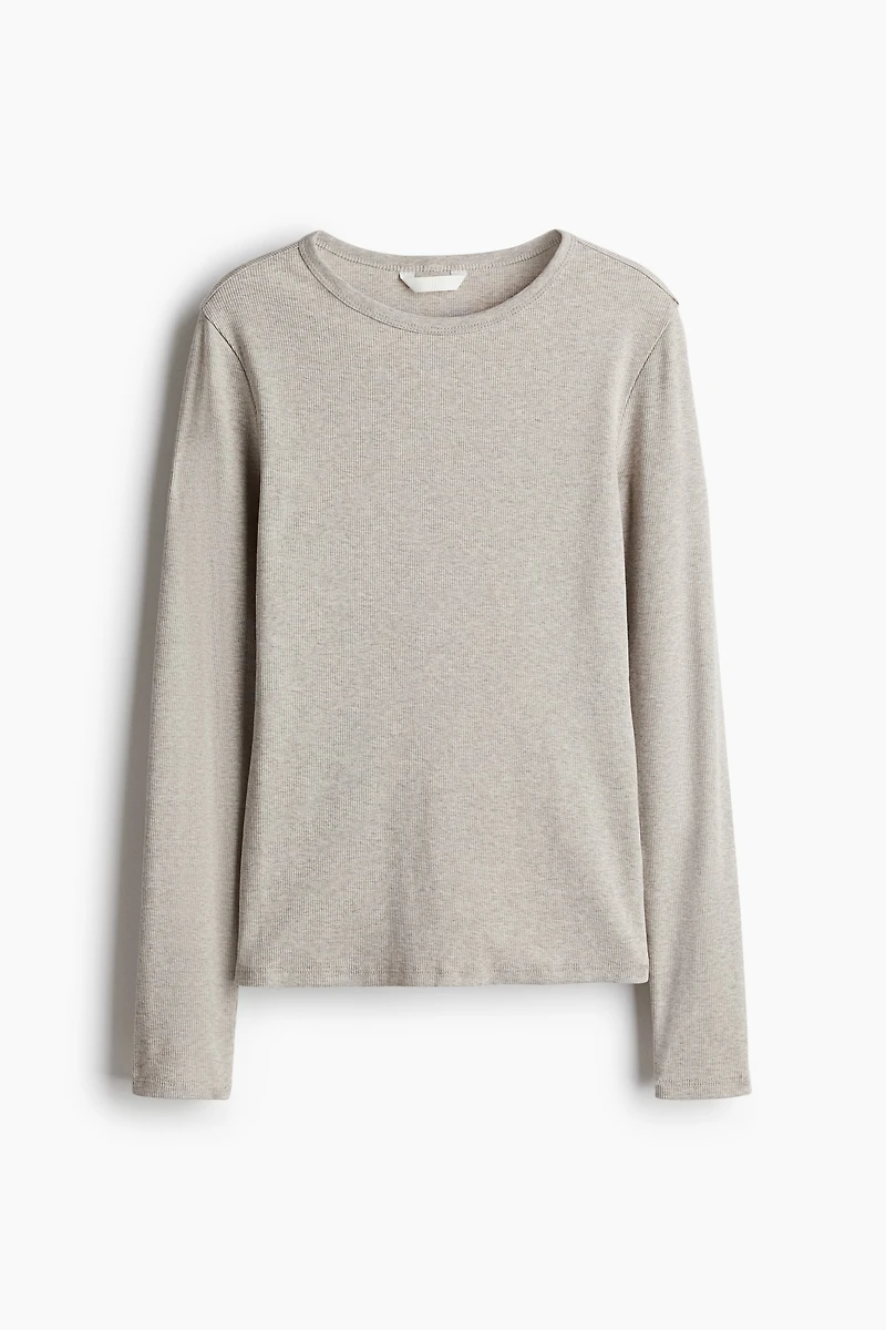 Ribbed Cotton Top