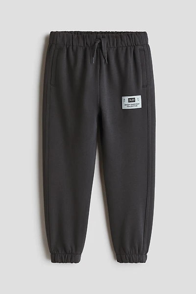 Pantalon jogging en molleton de coton