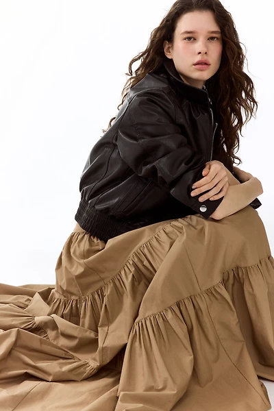 Jupe maxi à étages