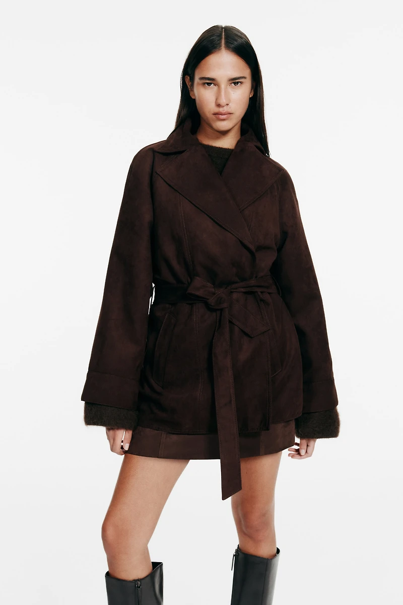 Tie-Belt Coat