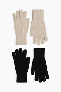 Lot de 2 paires de gants