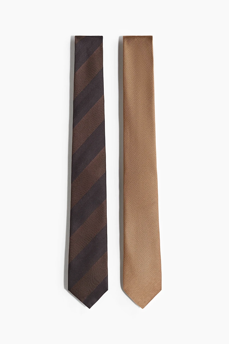 Lot de 2 cravates