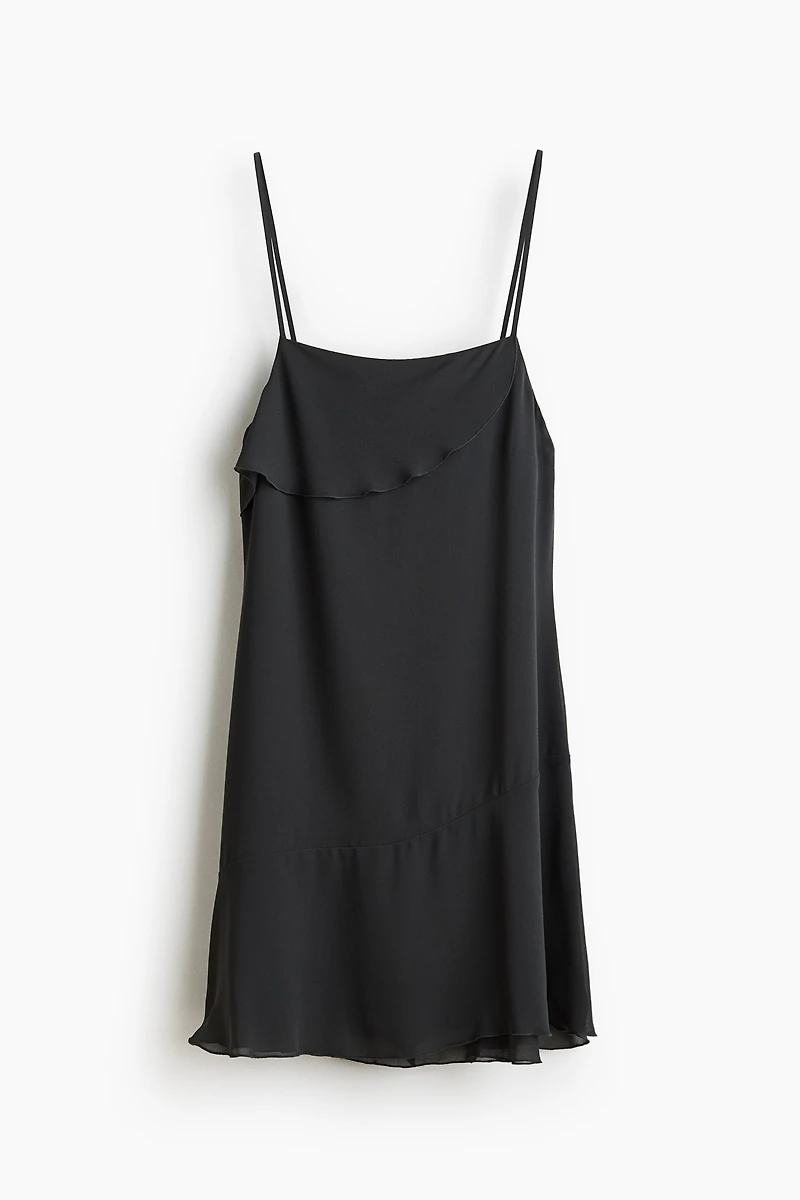 Robe à bretelles fines avec rubans nouer