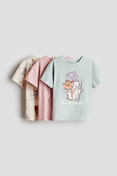 3-pack Printed Jersey Tops