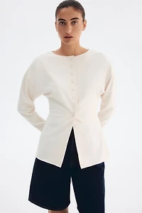 Cardigan with Defined Waist