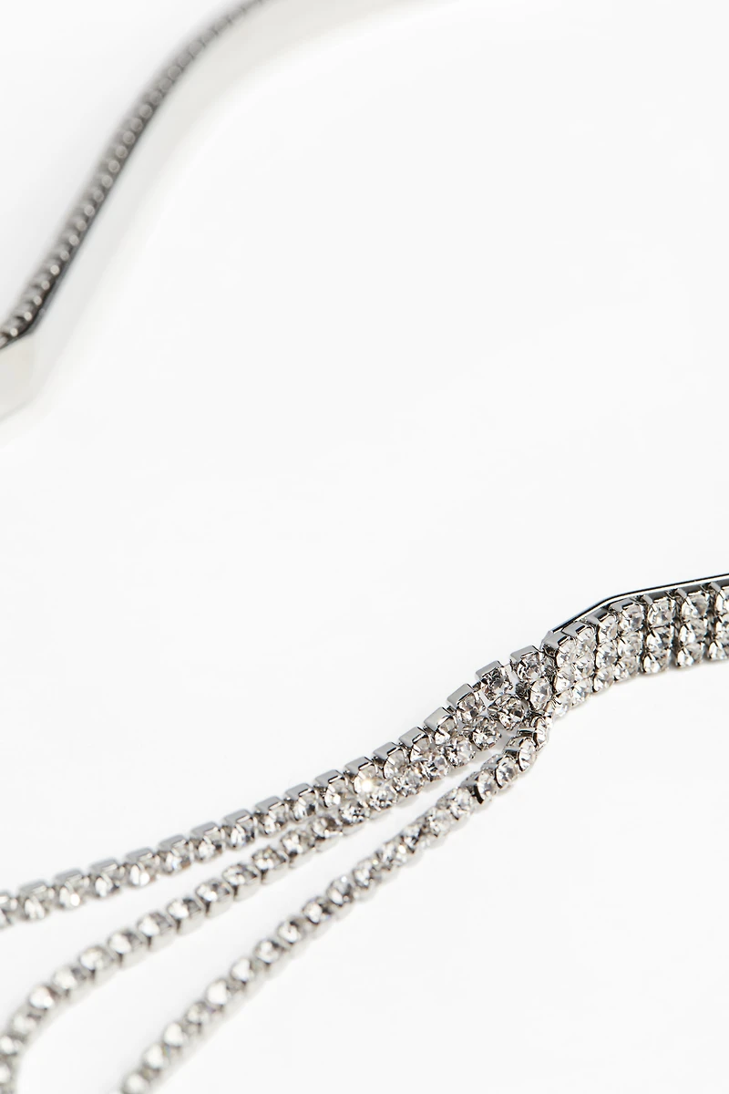 Rhinestone-Covered Hairband