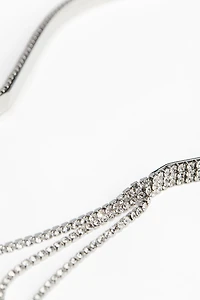 Rhinestone-Covered Hairband