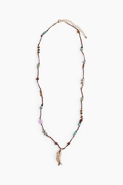 Beaded Cord Necklace