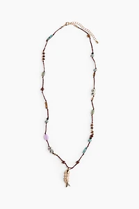 Beaded Cord Necklace