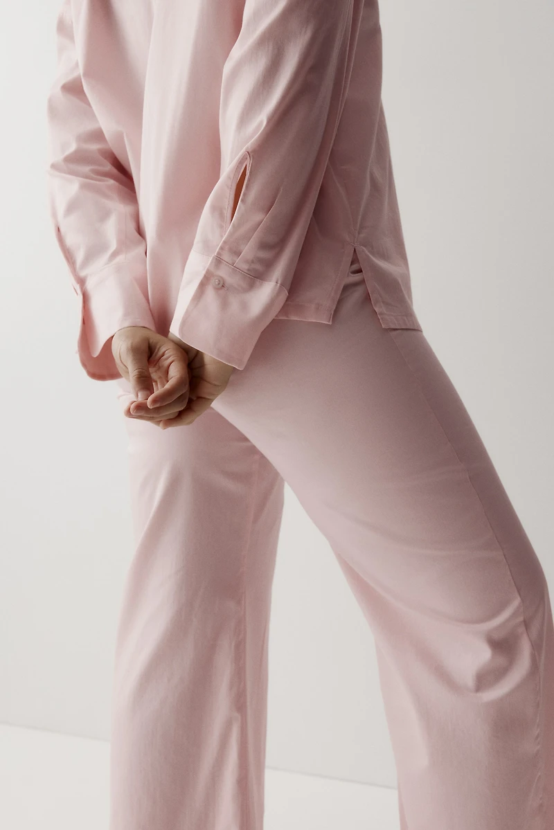 Cotton Satin Pajamas