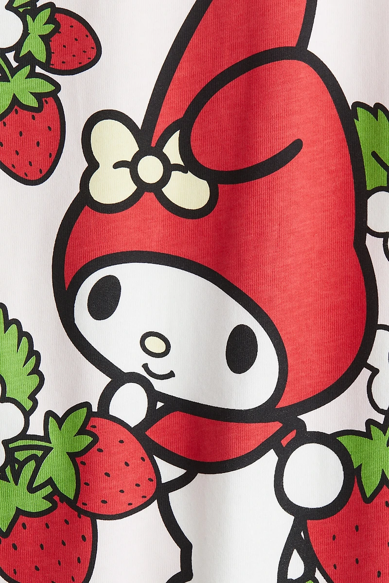 T-shirt en coton imprimé