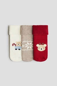 3-pack Terry Socks