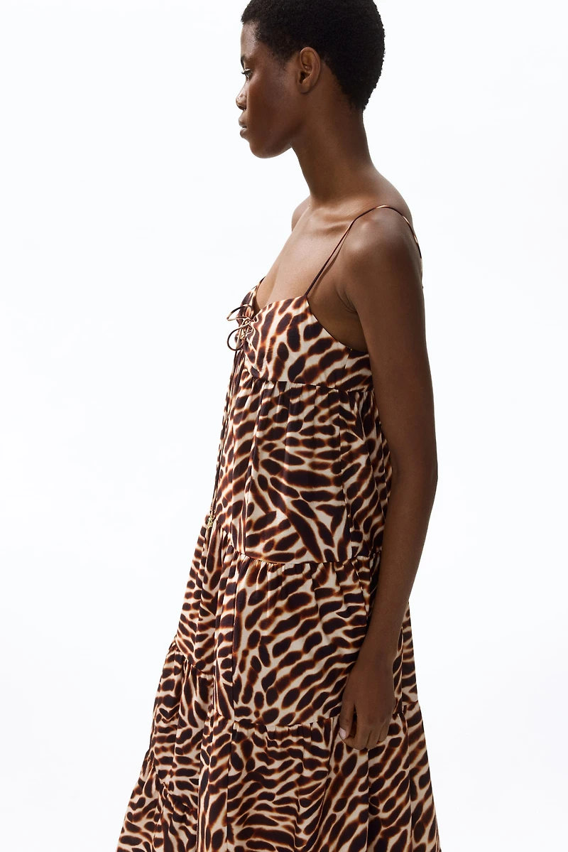 Tiered Strappy Dress