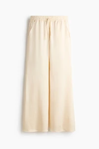 Flared Satin Pants