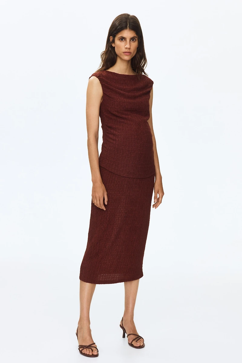MAMA 2-Piece Textured Jersey Set