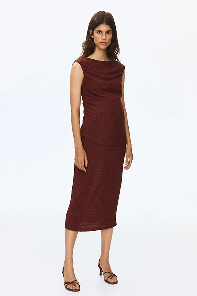 MAMA 2-Piece Textured Jersey Set