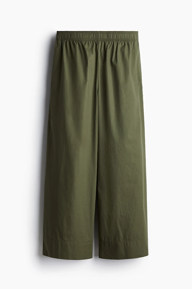 Ankle-Length Cotton Pants