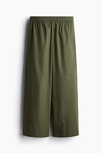 Ankle-Length Cotton Pants