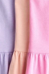 3-Pack Flutter-Sleeved Dresses
