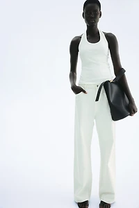 Pima Cotton Halterneck Top