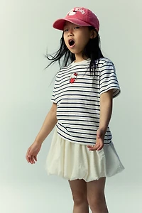 T-shirt en coton avec motif imprimé