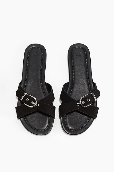 Crossover-Strap Sandals