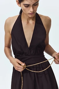 Cotton Halterneck Dress