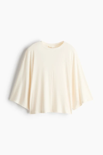 Batwing-Sleeved T-Shirt