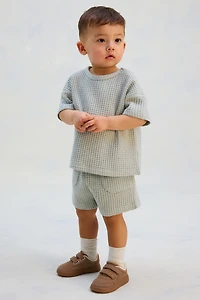 2-Piece Waffled Cotton Set