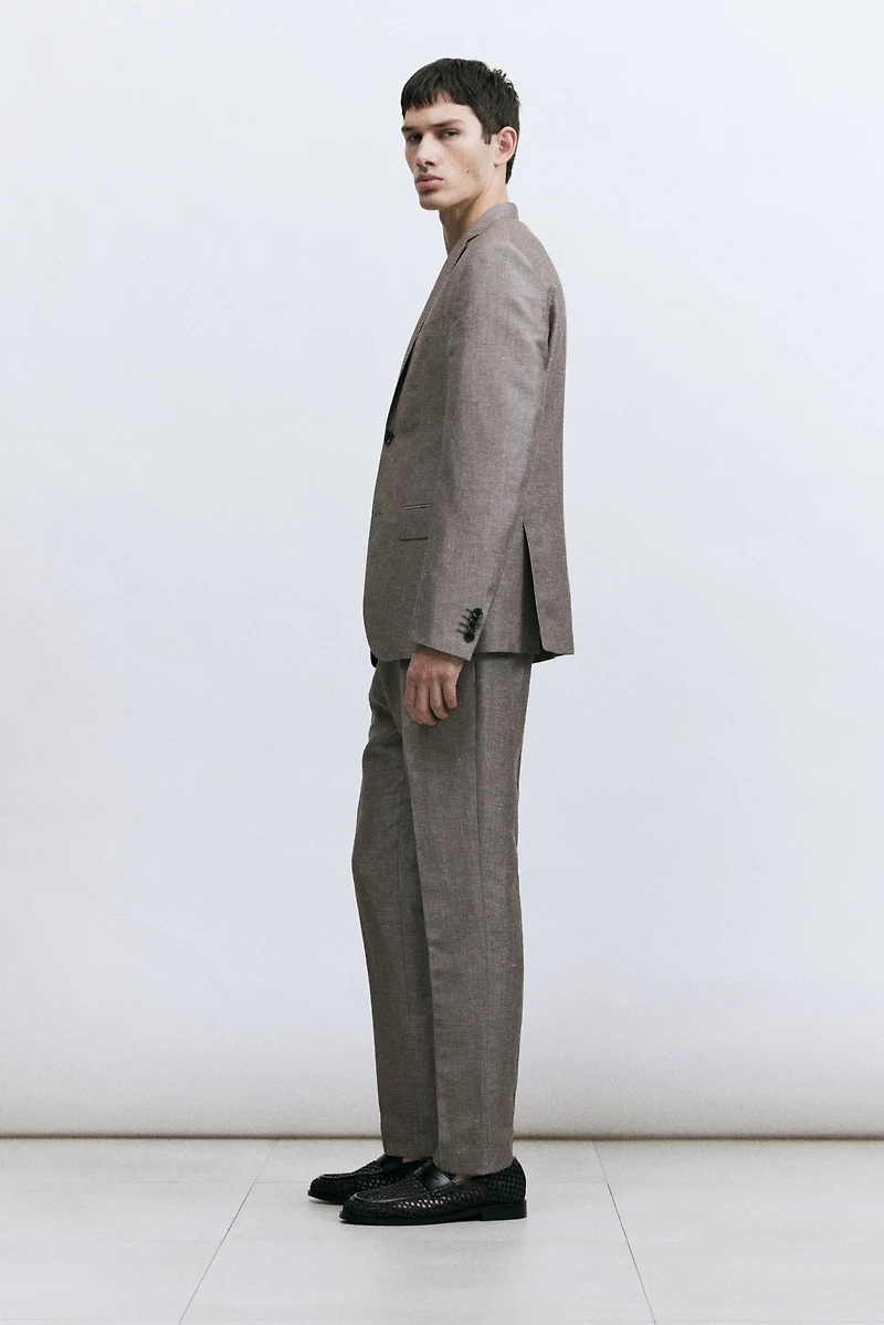 Slim-Fit Wool-Blend Jacket