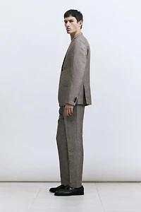 Slim-Fit Wool-Blend Jacket