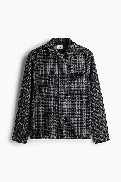 Surchemise gaufrée coupe classique