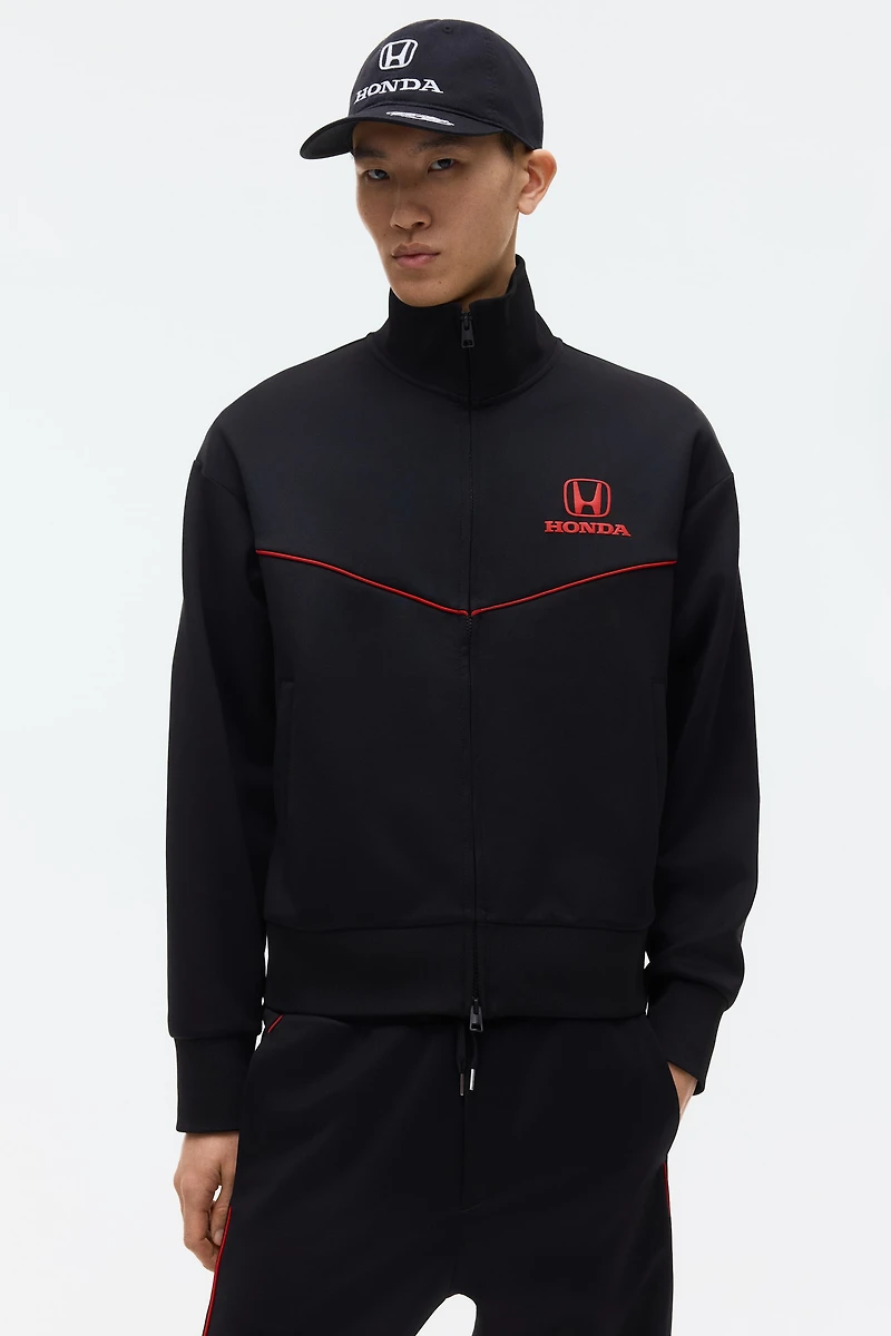 Loose-Fit Scuba Track Jacket