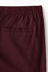 Regular-Fit Linen-Blend Pants