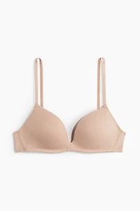 Soutien-gorge pigeonnant sans armatures en coton