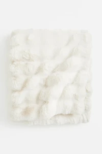 Structured Fluffy Throw