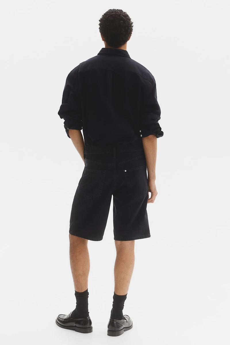Relaxed-Fit Denim Shorts