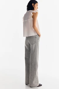 Wide High Jeans