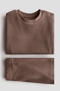 2-piece Waffled Cotton Set