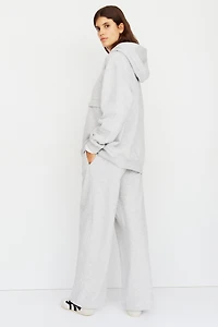 Chandail à capuche d'allaitement en molleton MAMA