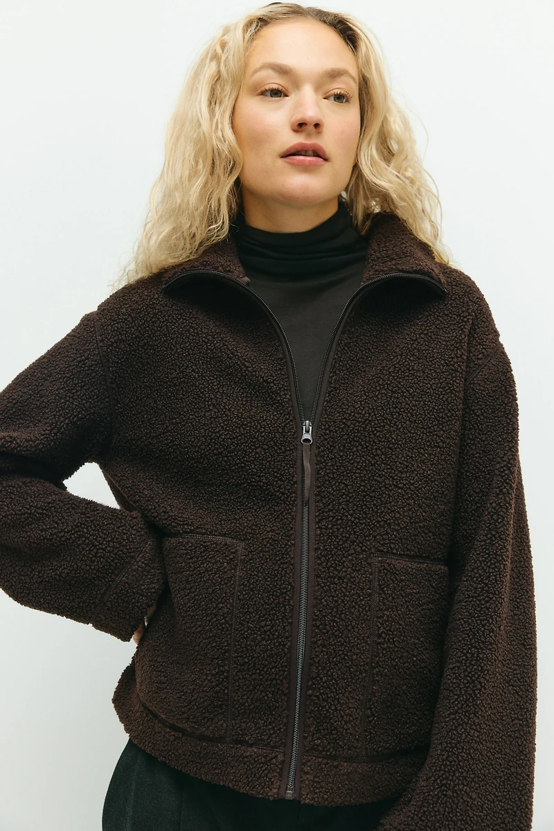 MAMA Teddy Fleece Jacket