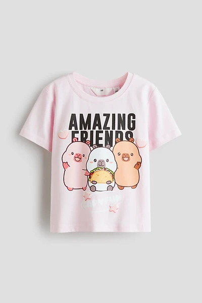 Printed Cotton T-Shirt