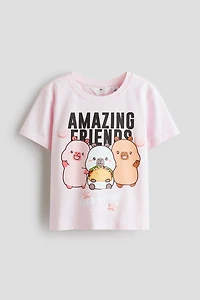 Printed Cotton T-Shirt