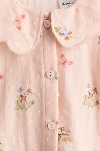 Printed Cotton Romper Suit
