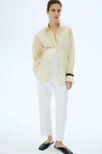 Pantalon MAMA en lin mélangé